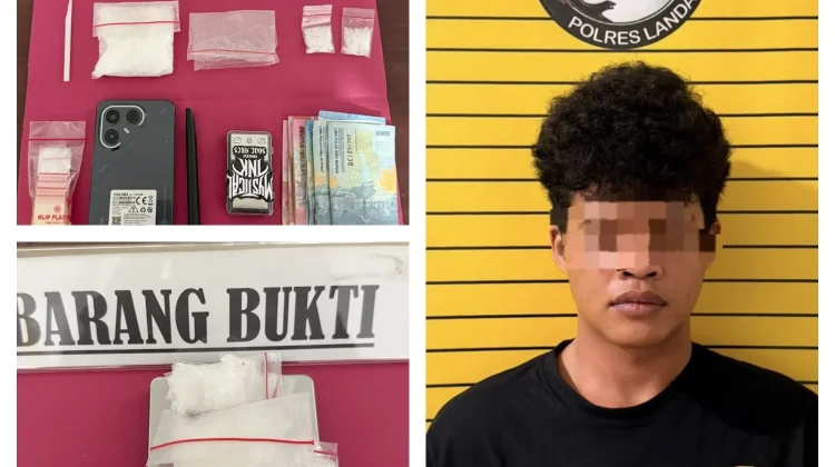 Satresnarkoba Polres Landak Tangkap Pengedar Sabu
