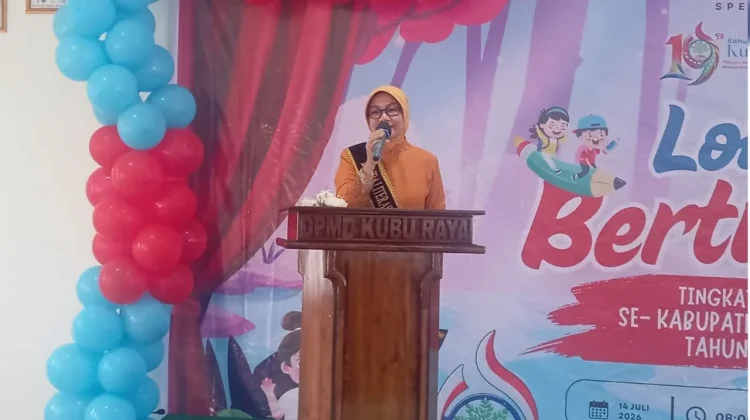 Pemkab Kubu Raya Gelar Lomba Bertutur, Asah Literasi dan Kemampuan Bertutur Anak