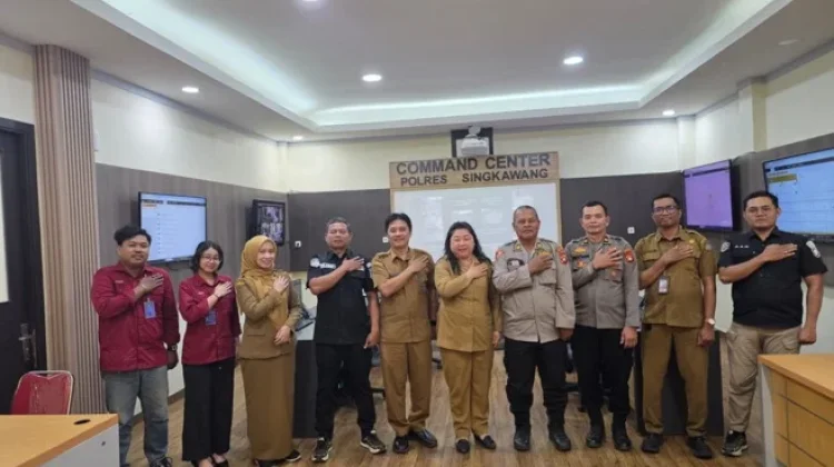 Diskominfo Singkawang Bangun Sinergi SIGAP 112 dan Call Center 110 Polri