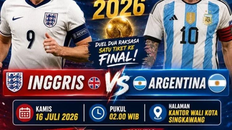 Semarak Piala Dunia 2026, Pemkot Singkawang Gelar Nobar Gratis untuk Masyarakat