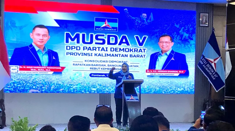 Ermin Elviani Pimpin Kembali Partai Demokrat Kalbar