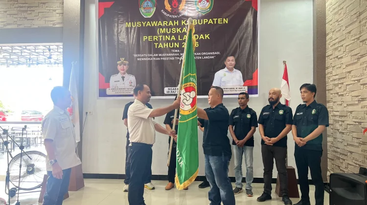 Alfon Pardosi Pimpin Pertina Kabupaten Landak Periode 2026-2030