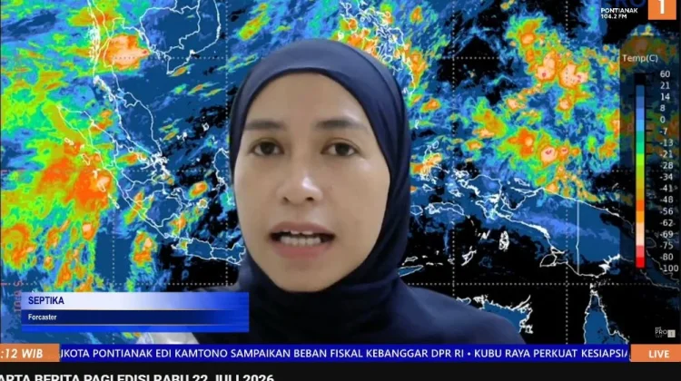 BMKG Sebut Kalbar Berpotensi Hujan Hari Ini namun Risiko Karhutla Masih Mengancam