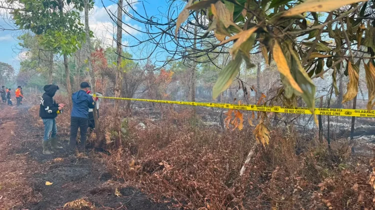 Polres Kubu Raya Sita Lahan Karhutla, Pelaku Diburu