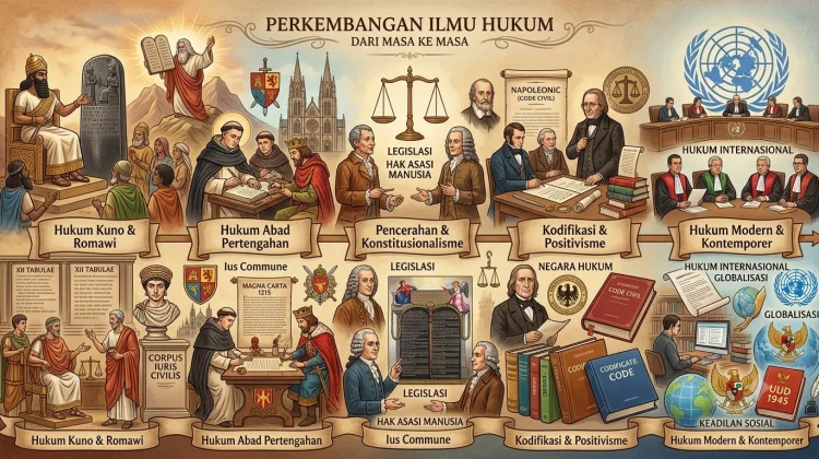 Sejarah Perkembangan Ilmu Hukum