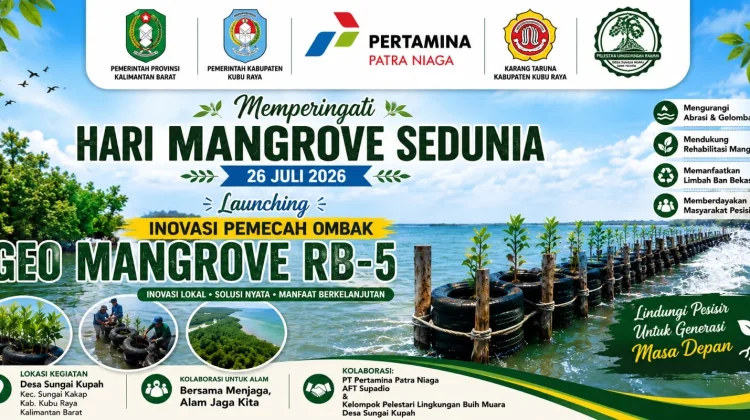 Geo Mangrove RB-5 Diluncurkan, Perkuat Perlindungan Pesisir