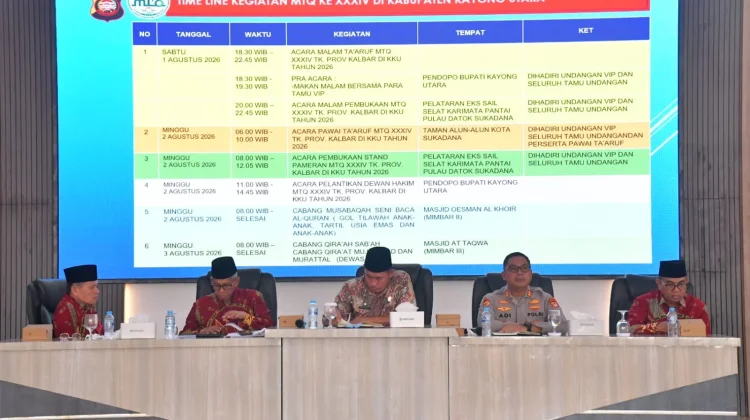 Sekda Pastikan Infrastruktur MTQ Kalbar di Kayong Utara Siap
