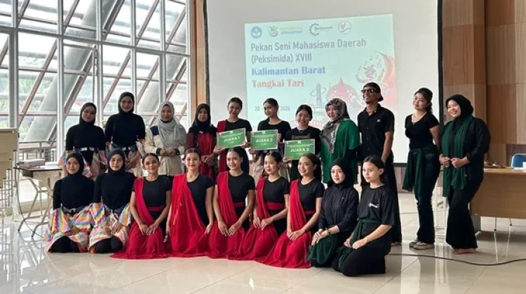 Angkat Budaya Dayak Uud Danum, Tim Tari Untan Juara I Persimida XVIII Kalbar