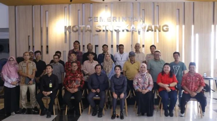 Wali Kota Ajak Ngopi Bareng Media, Bahas Perkembangan Bandara Singkawang