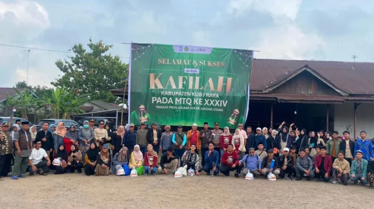 54 Kafilah MTQ Kubu Raya Resmi Bertolak ke Kayong Utara