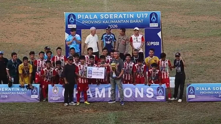 Juara Piala Soeratin U-17 Kalbar, Kubu Raya United Bersiap ke Nasional