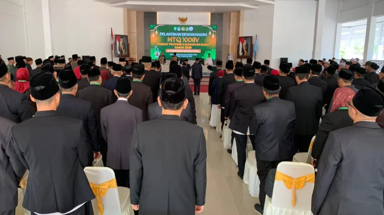 Lantik Dewan Hakim MTQ XXXIV Gubernur Ingatkan Pegang Teguh Amanah Integritas