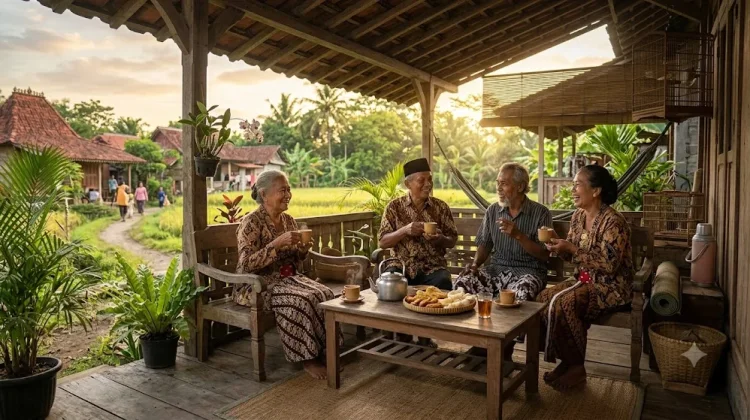 Filosofi Duduk di Teras Sore Hari,Seni Menikmati Waktu dan Merawat Silaturahmi