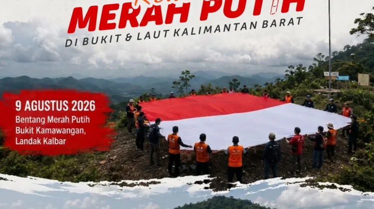 Rumah Zakat Kalbar Siap Bentangkan Merah Putih di Bukit dan Laut