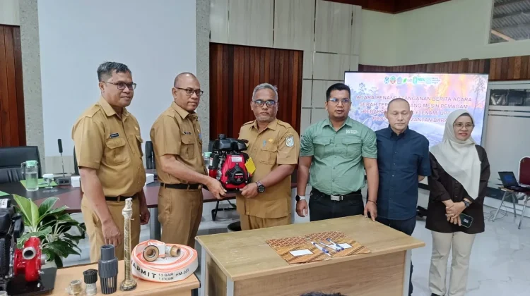 20 Mesin Pemadam Disalurkan ke Enam KPH untuk Perkuat Atasi Karhutla
