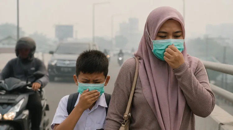 Puskesmas Paris II Catat Ratusan Kasus ISPA Dipicu Asap Karhutla