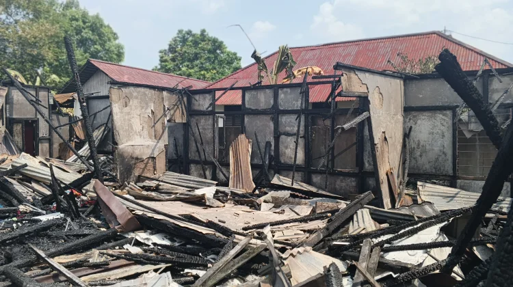Rumah Warisan di Gang Sukarame Ludes Terbakar saat Penghuni Bekerja