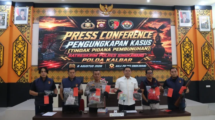 Polisi Ungkap Motif Penembakan Pria di Singkawang, Tiga Orang Jadi Tersangka