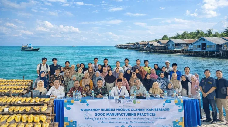 GMP dan Solar Dome Dryer ITB-UNTAN Tingkatkan Mutu Ikan Karimunting Jadi Higienis