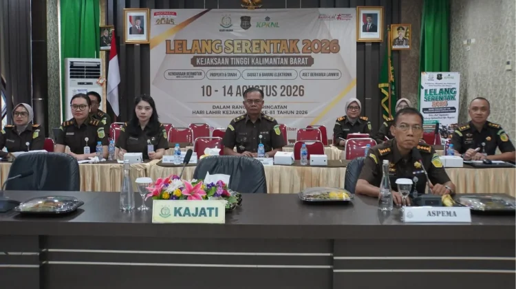 Kejati Kalbar Optimalkan Pemulihan Aset dan PNBP di Gebyar Lelang BPA