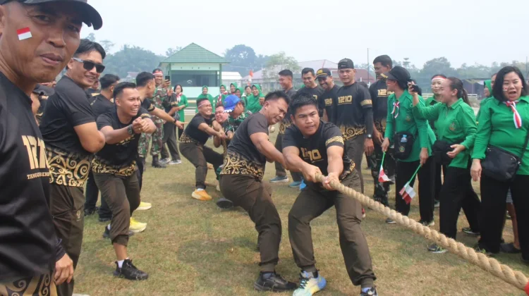 Lomba Kemerdekaan Kodim Landak Perkuat Kebersamaan Prajurit dan Keluarga