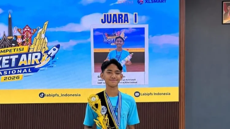 Caesar Juara Nasional Roket Air, Wakili Indonesia ke Malaysia