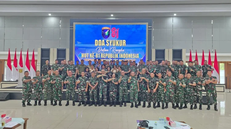 Kodam XII/Tpr Perkuat Kerukunan lewat Doa Bersama Lintas Agama