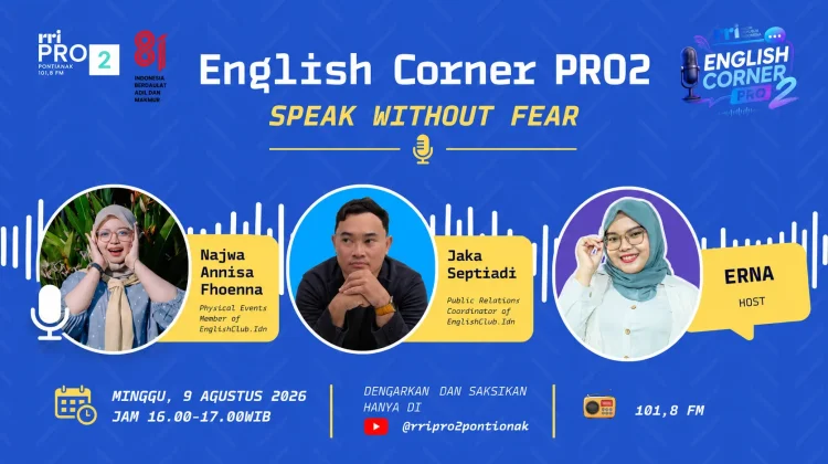 Takut Dibilang 'Sok Inggris'? English Corner RRI Pro 2 Punya Solusinya!
