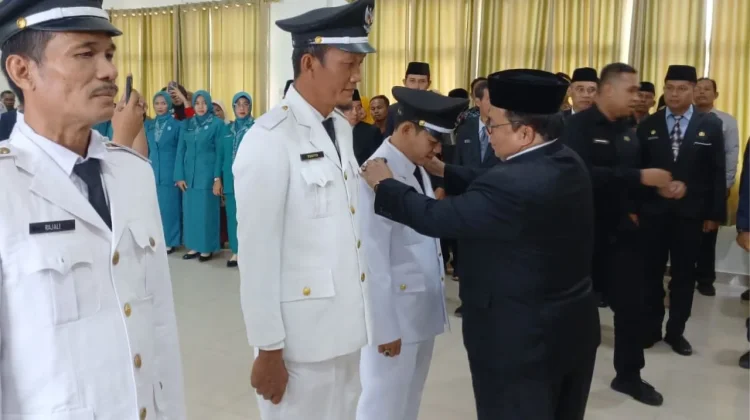 Tiga Kades PAW Dilantik, Pemdes Diminta Gali Potensi Pendapatan Asli Desa