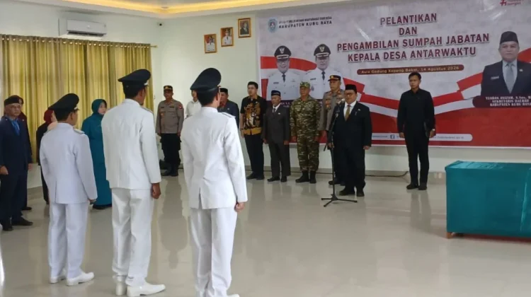 Tiga Kades PAW Dilantik, Pemdes Diminta Gali Potensi Pendapatan Asli Desa