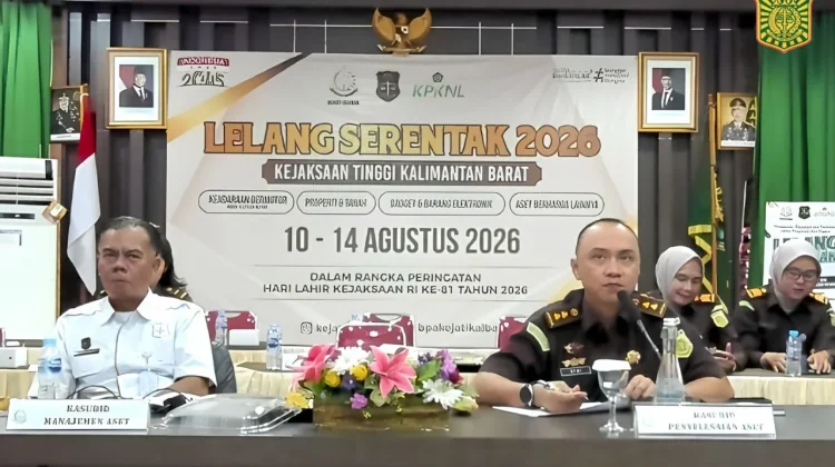 Gebyar Lelang BPA Hari Ketiga, Nyasar Barang Rampasan Tiga Kejari di Kalbar