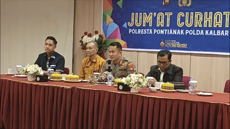 Jumat Curhat Polresta Pontianak Bahas Distribusi BBM dan LPG