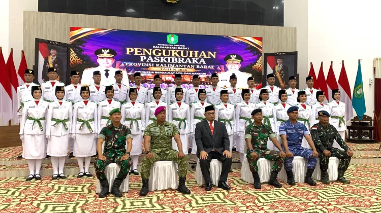 Jalani Seleksi Ketat, Paskibraka Kalbar Siap Emban Tugas Pengibaran Bendera
