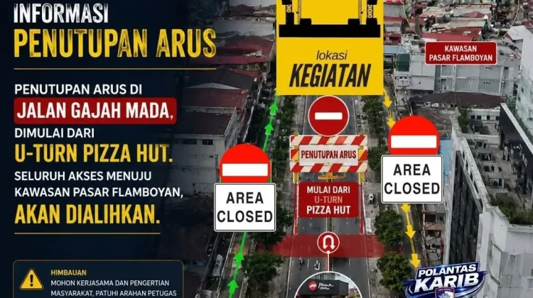 Ada Shalawat Bersama Habib Syech di Pasar Flamboyan, Ketahui Rekayasa Lalu Lintas