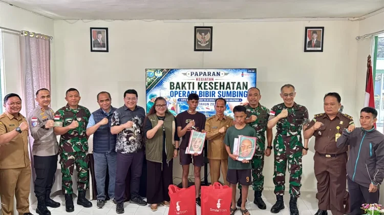 Kodam XII/Tpr Gelar Operasi Bibir Sumbing Gratis di Sintang