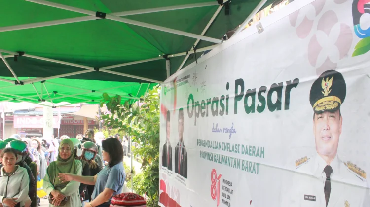 Pasar Murah Bengkayang Tekan Inflasi, Paket Sembako Rp90 Ribu