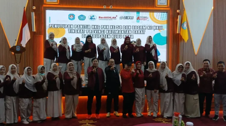 Panitia HKG PKK Ke-54 dan BBGRM XXIII Kubu Raya Resmi Dibubarkan