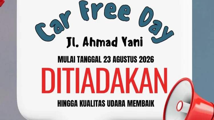 Kualitas Udara Memburuk, Aktivitas Car Free Day Ditutup Mulai 23 Agustus 2026