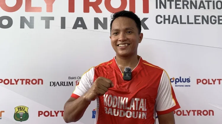 Akhmad Menang Telak, Targetkan Perempat Final Polytron Pontianak International