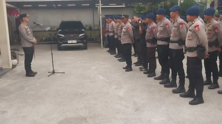 Polres Kubu Raya Terima Bantuan 60 Personel BKO Tangani Karhutla