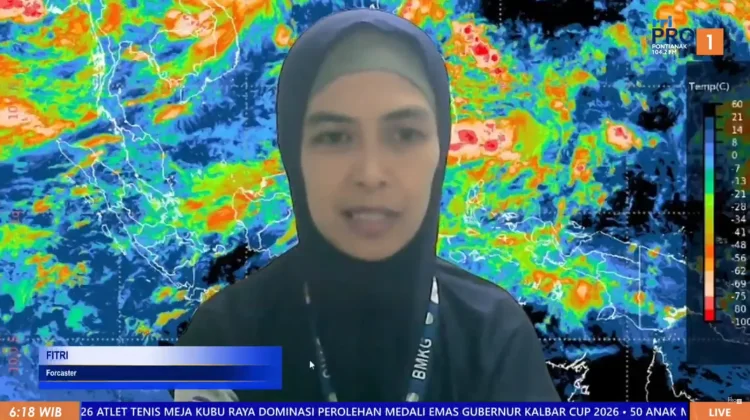 Prakiraan Cuaca Kalimantan Barat, Rabu, 26 Agustus 2026