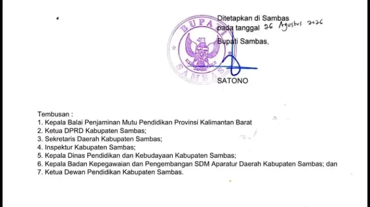 Asap Karhutla Memburuk, Sekolah di Sambas BDR 27–28 Agustus 2026