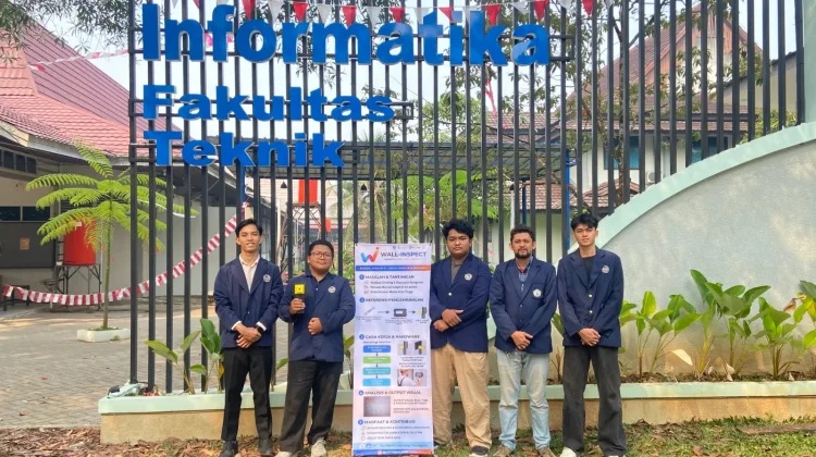 Mahasiswa UNTAN Kembangkan WALL-INSPECT, Alat Deteksi Retakan Dinding Berbasis AI