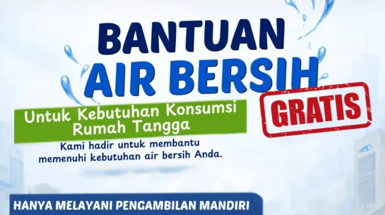 Pemkot Siapkan Air Bersih Gratis untuk Warga