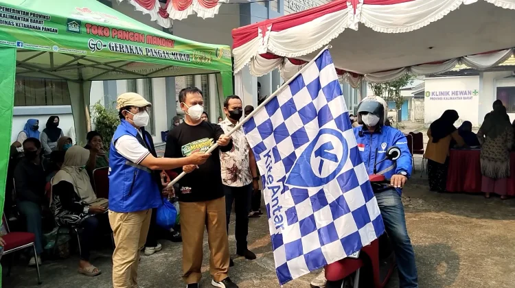 Kios Pangan Mandiri Promax Gandeng Kite Antar Layani Belanja Online