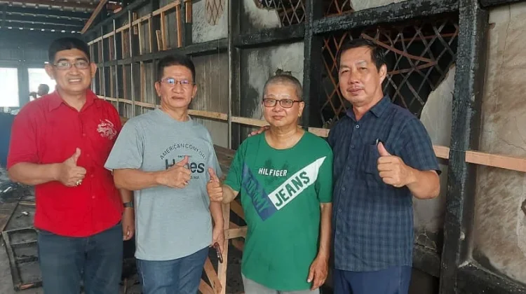 KBPT Soroti Keamanan Ruko Bekas Kebakaran di Jalan Barito