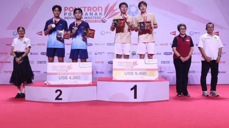 Daftar Peraih Juara Polytron Pontianak Indonesia Masters 2026 Super 100