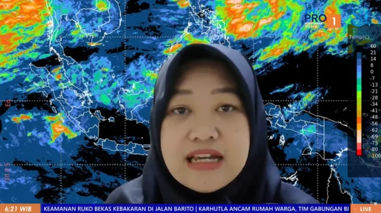 Prakiraan Cuaca Kalimantan Barat, Senin, 7 September 2026