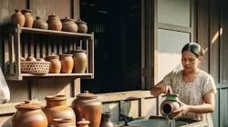 Rahasia Dapur Tempo Dulu: Alasan Memeram Makanan,Menyimpan Beras di dalam Tempayan