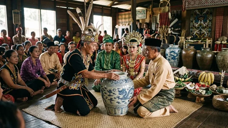 Jejak Tempayan dalam Adat Melayu dan Dayak: Dari Penampung Air hingga Mas Kawin